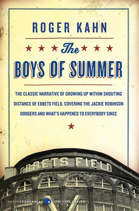 The Boys of Summer. This is a book about some young men who learned to play baseball during the 1930s and 1940s in such places as Reading, Pennsylvania; Anderson, Indiana; Plainfield, New Jersey; Woonsocket, Rhode Island; and then went on to play for one of the most exciting professional teams that the major leagues ever fielded--the Brooklyn ...